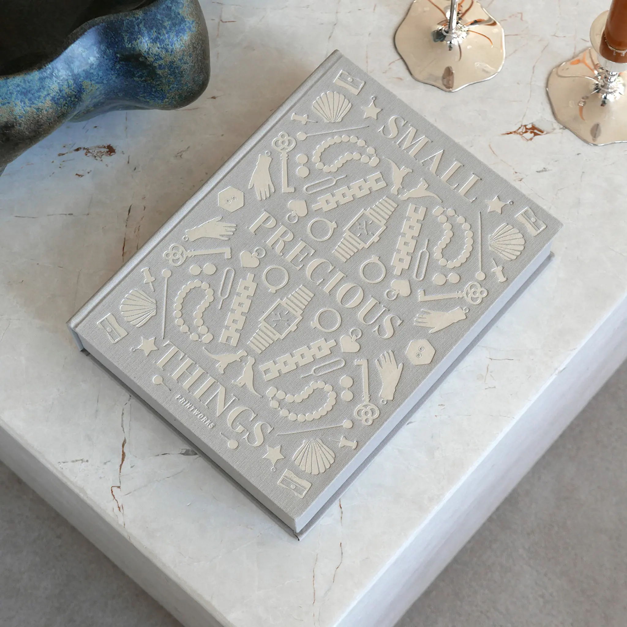 Printworks Förvaringslåda Precious Things 19x26x5 cm grå