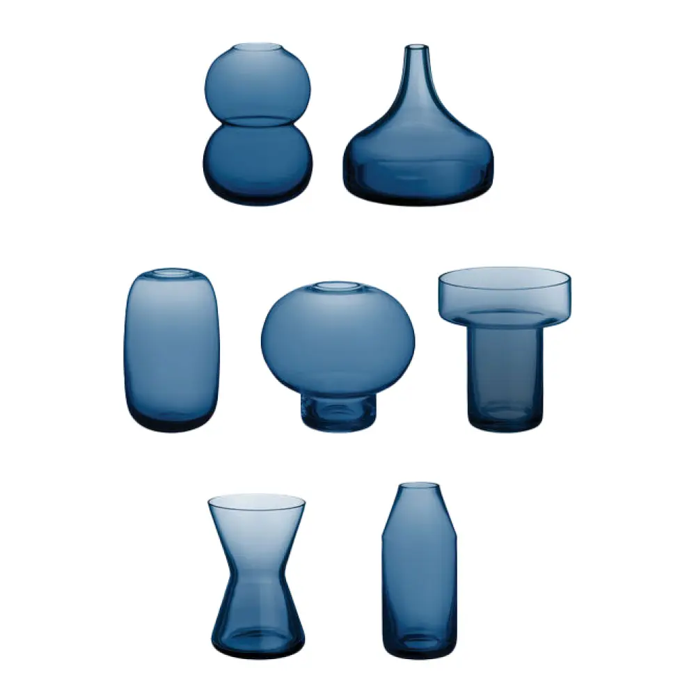 Midsummer Maljakko 7 kpl ltd 400 Keskiyönsininen