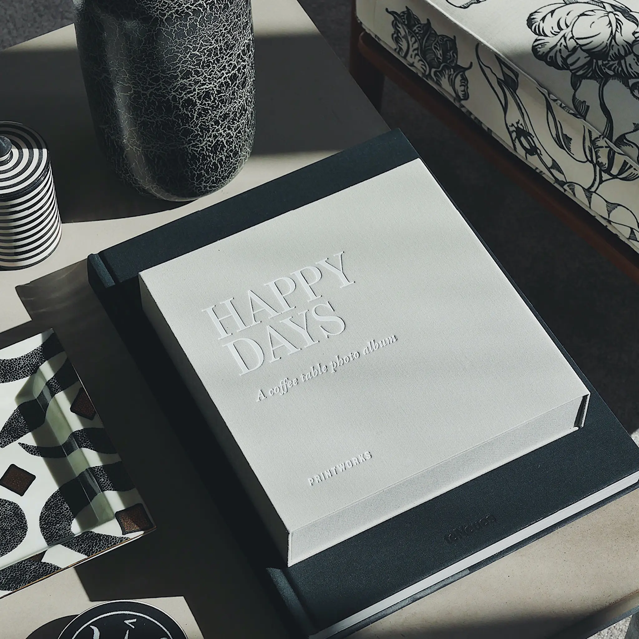 Printworks Fotoalbum Happy Days (S) cm grå