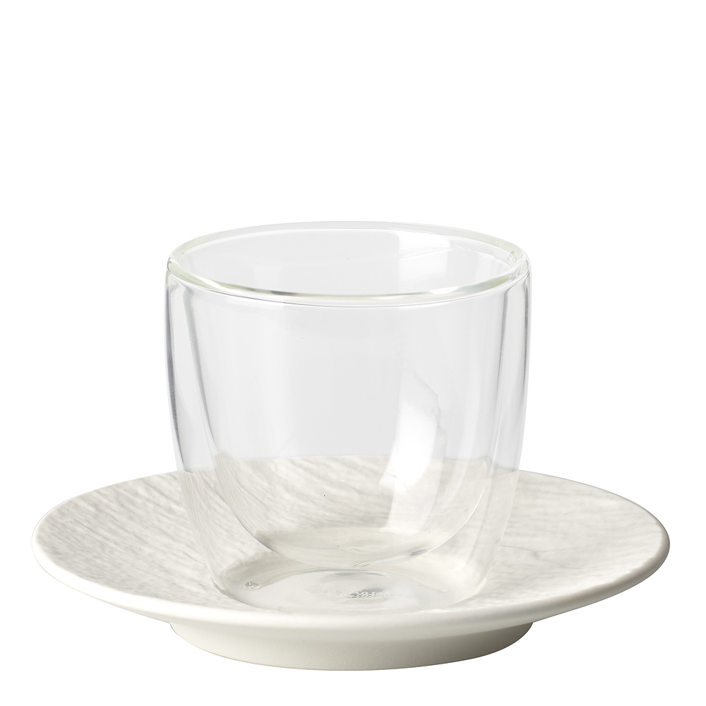 Villeroy & Boch Manufacture Rock Blanc skål t/espressokopp