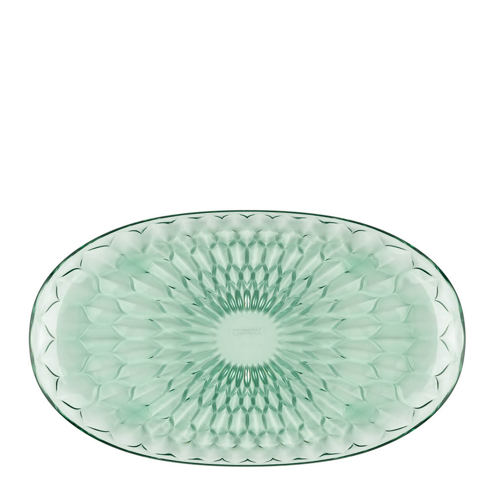 Guzzini Vanity serveringsfat ovalt 45 cm bioplast matcha green