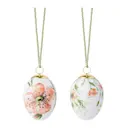 Vårkollektion påskägg 2026 6 cm 2-pack vallmo