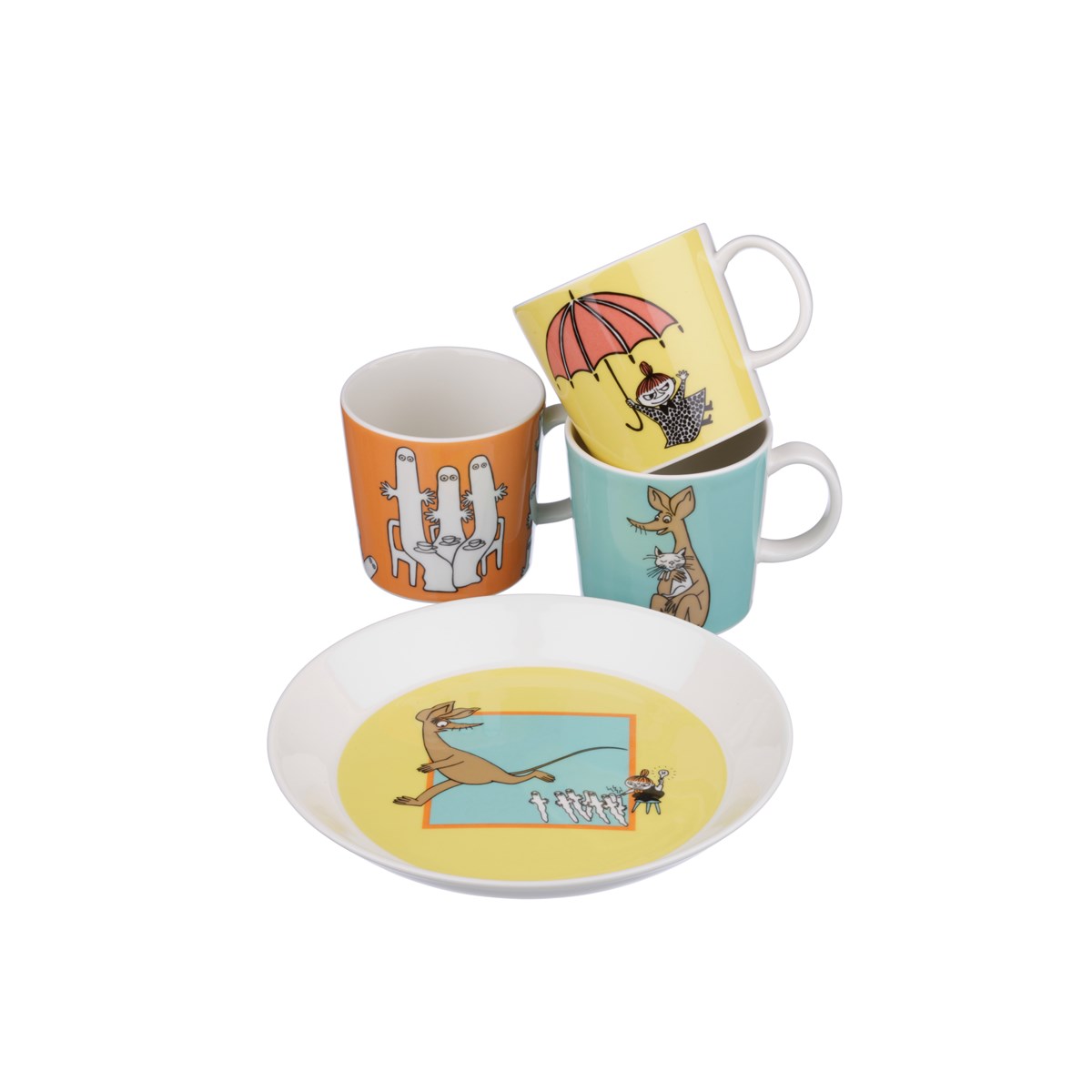 Moomin Arabia Muminmugg Hattifnattarna Orange