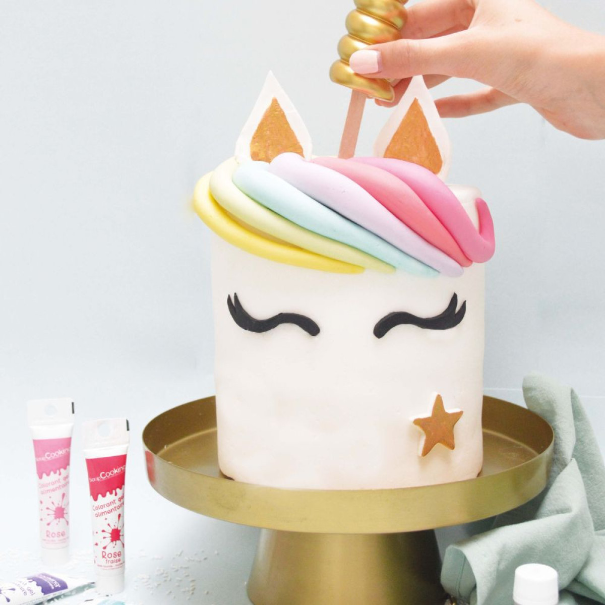 ScrapCooking Pastafärg 20 g ljusrosa