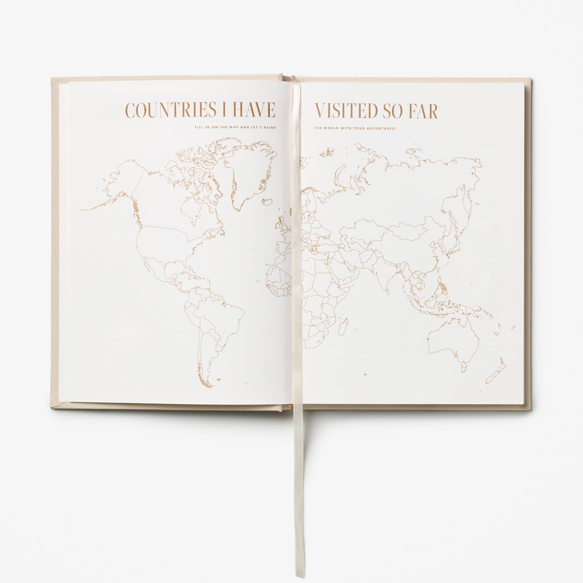 Printworks Bon Voyage reisejournal blå