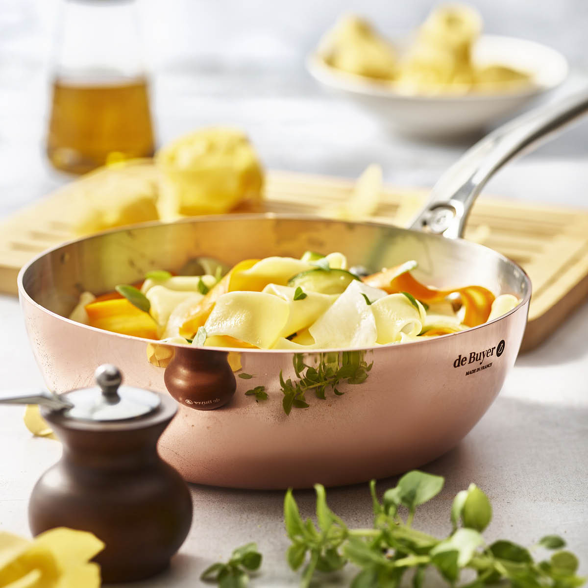 de Buyer Prima Matera Sauteuse 1,7 L 20 cm Koppar/Gjutjärn