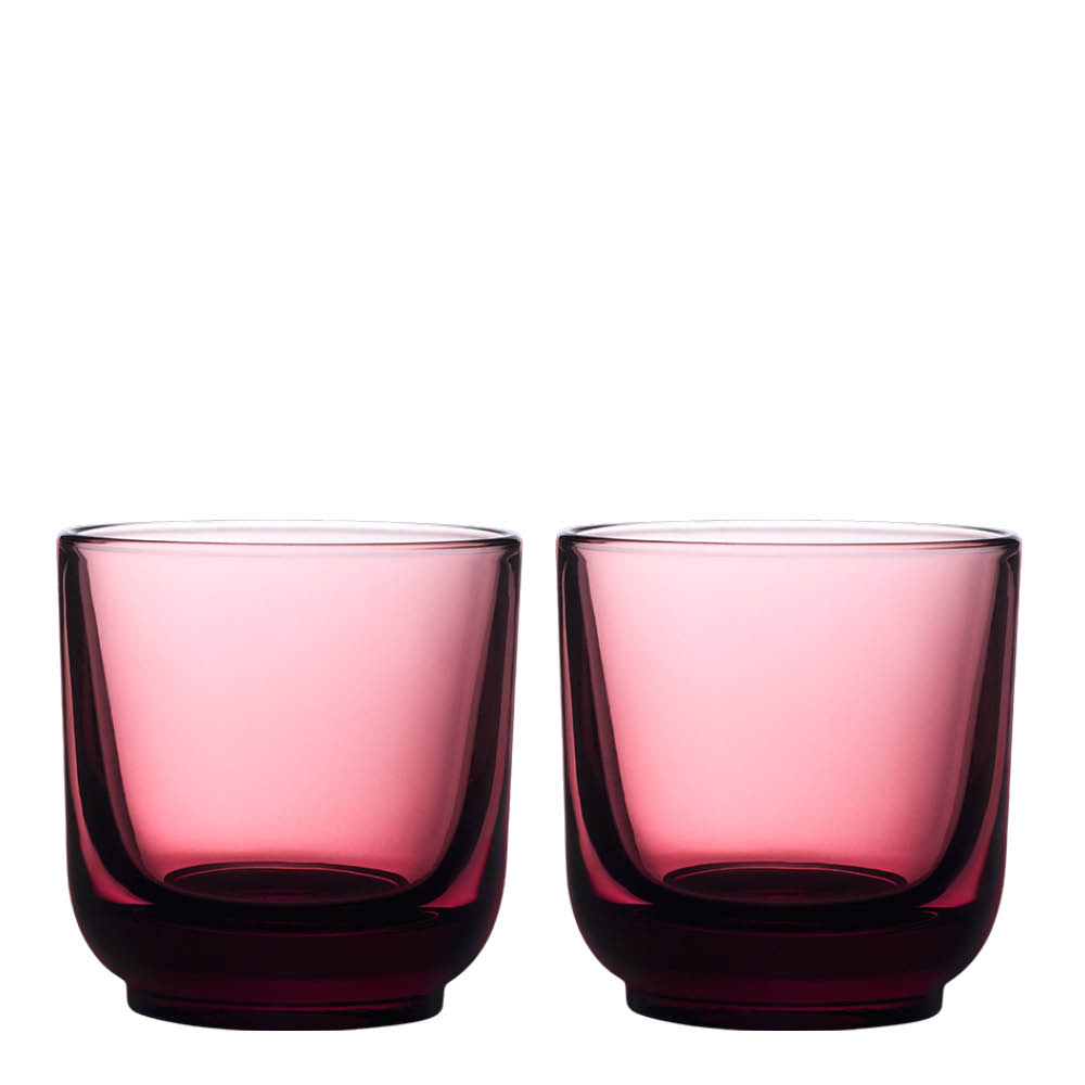 Fellow Pirch cappuccinoglas 19 cl 2-pack Garnet