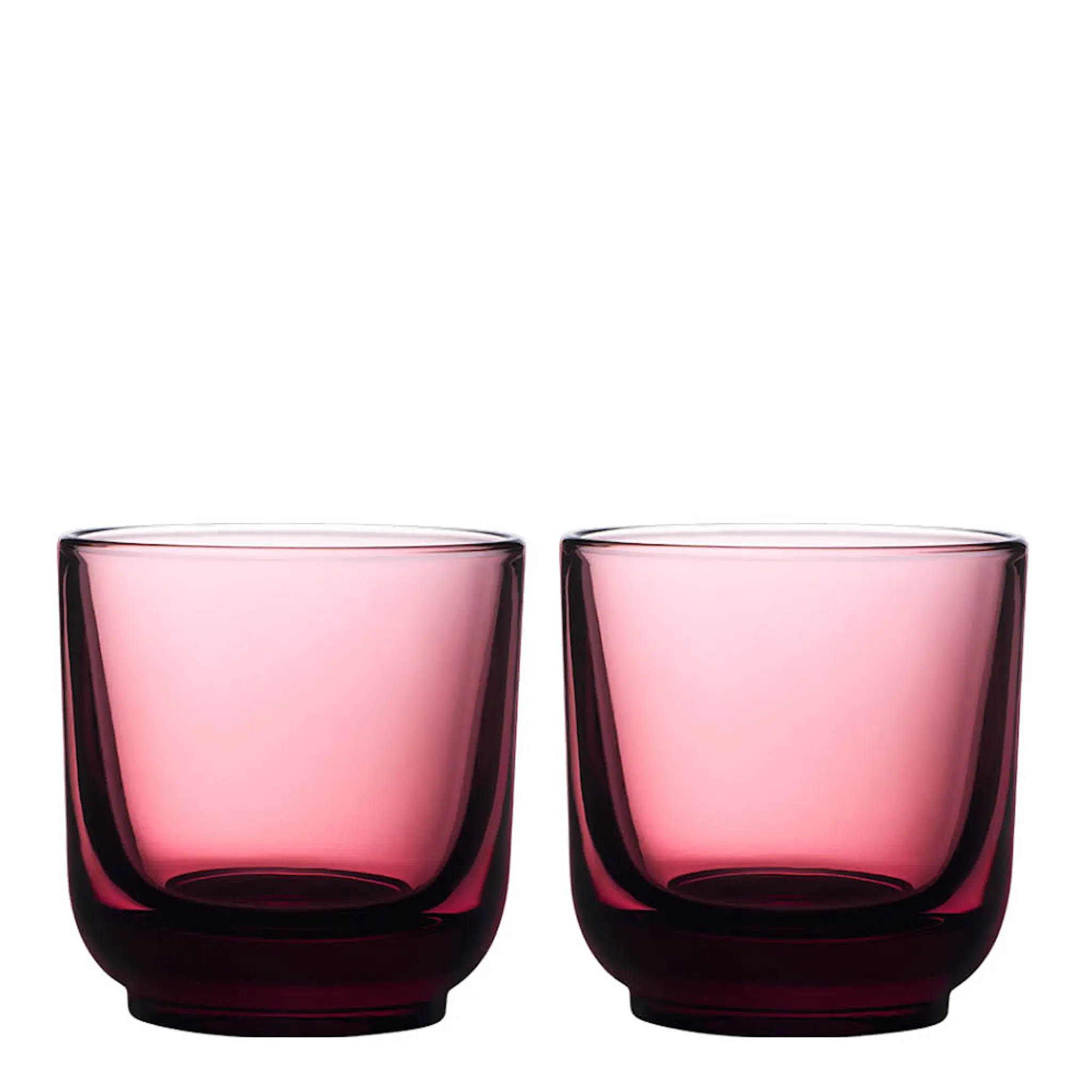 Fellow Pirch cappuccinoglas 19 cl 2-pack Garnet
