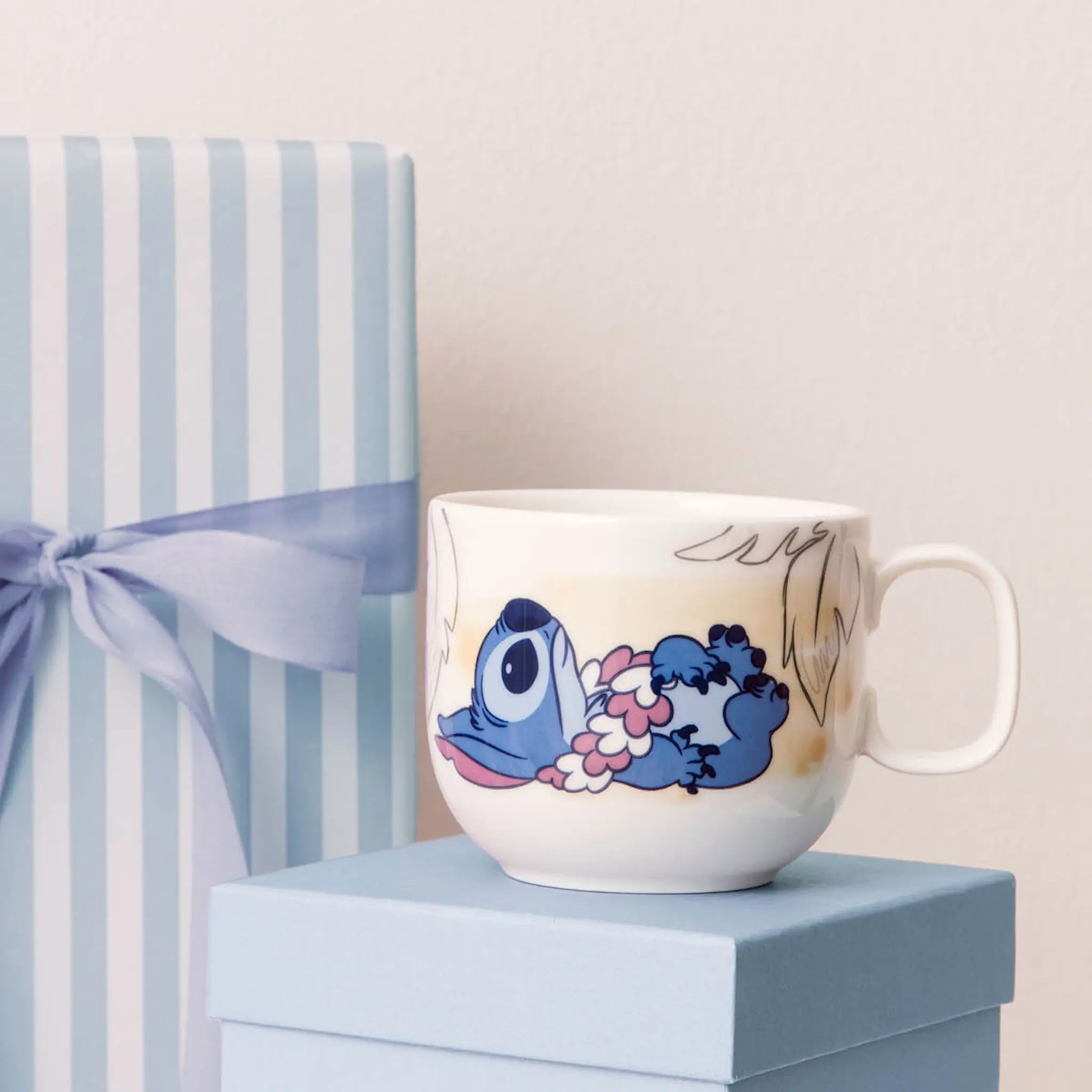 Villeroy & Boch Kiddy Disney barnesett 3 deler Stitch