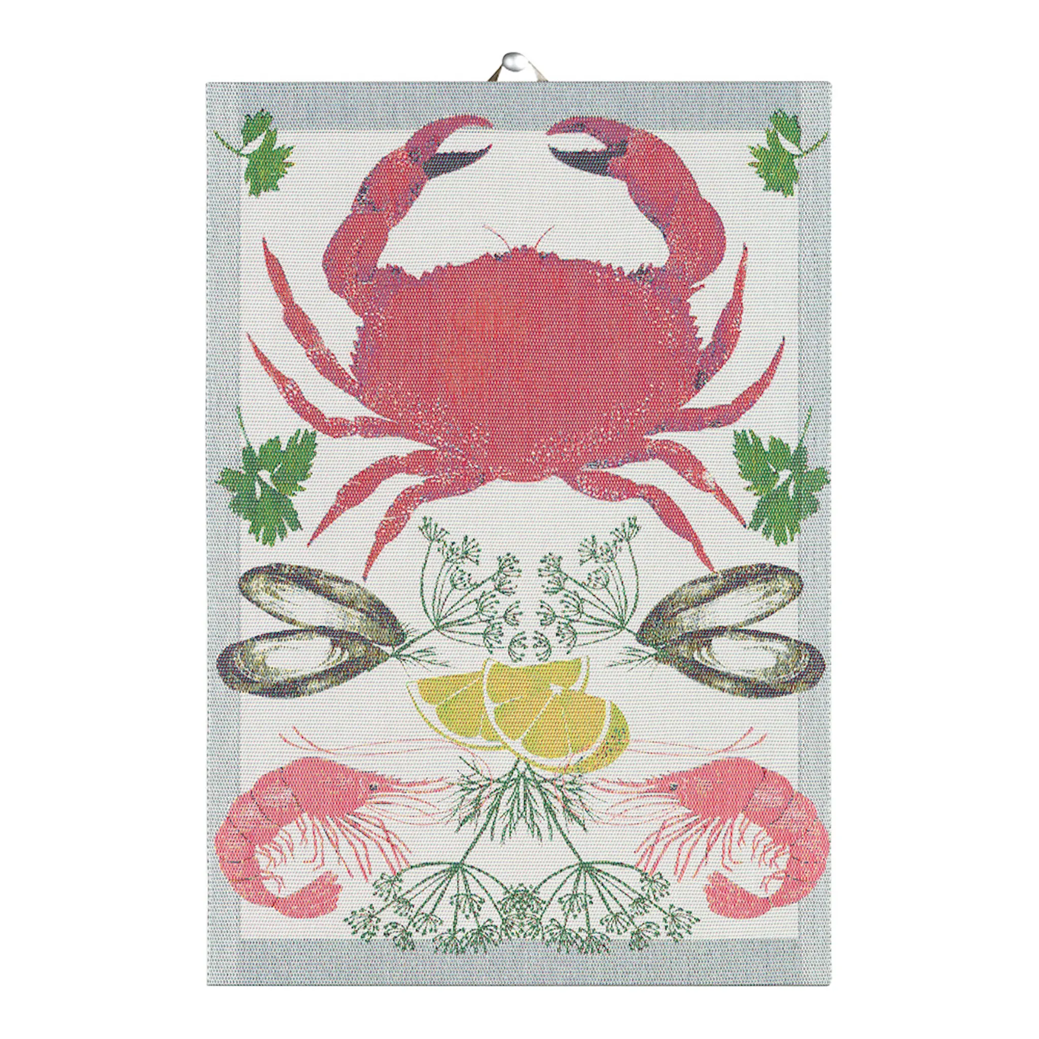 Ekelund Seafood Handduk 35x50 cm Flerfärgad