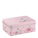 Mumin plåtburk Flickor 14,5x10,5 cm rosa