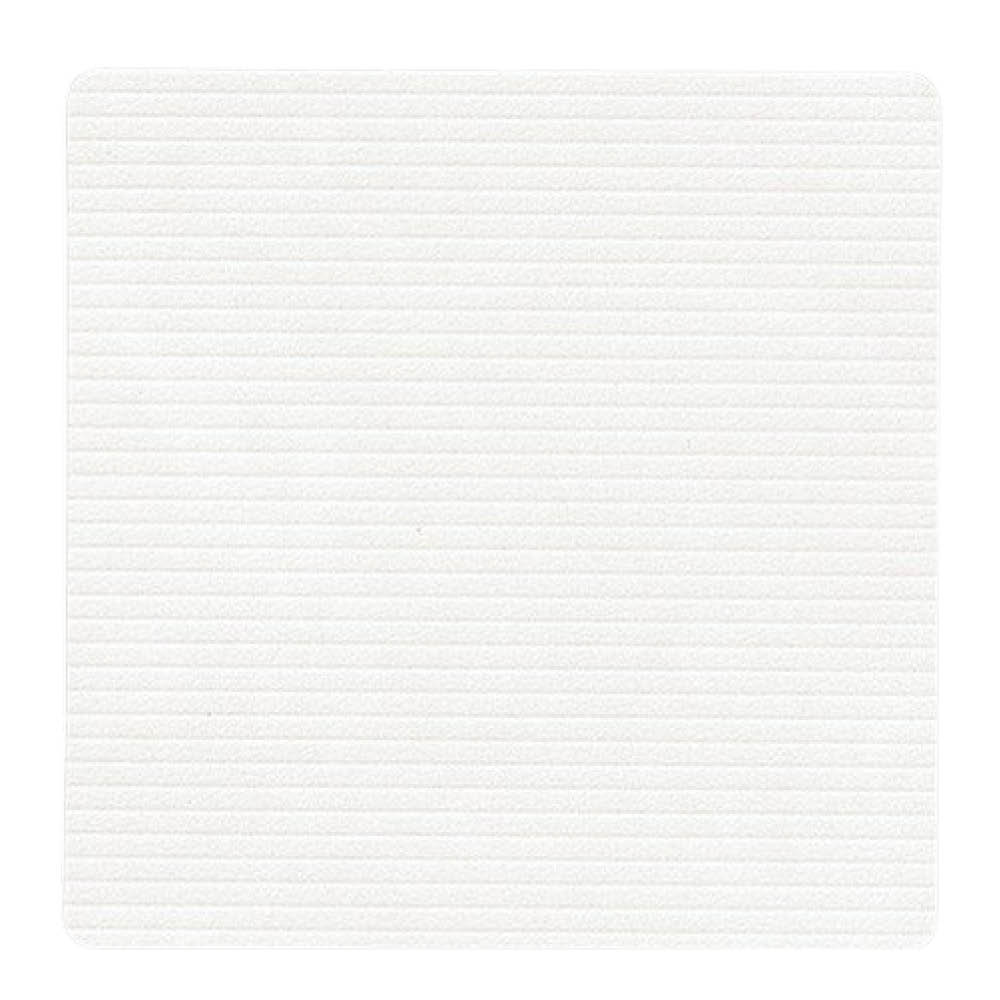 LIND DNA Square Corduroy glasunderlägg 10 cm Pure White