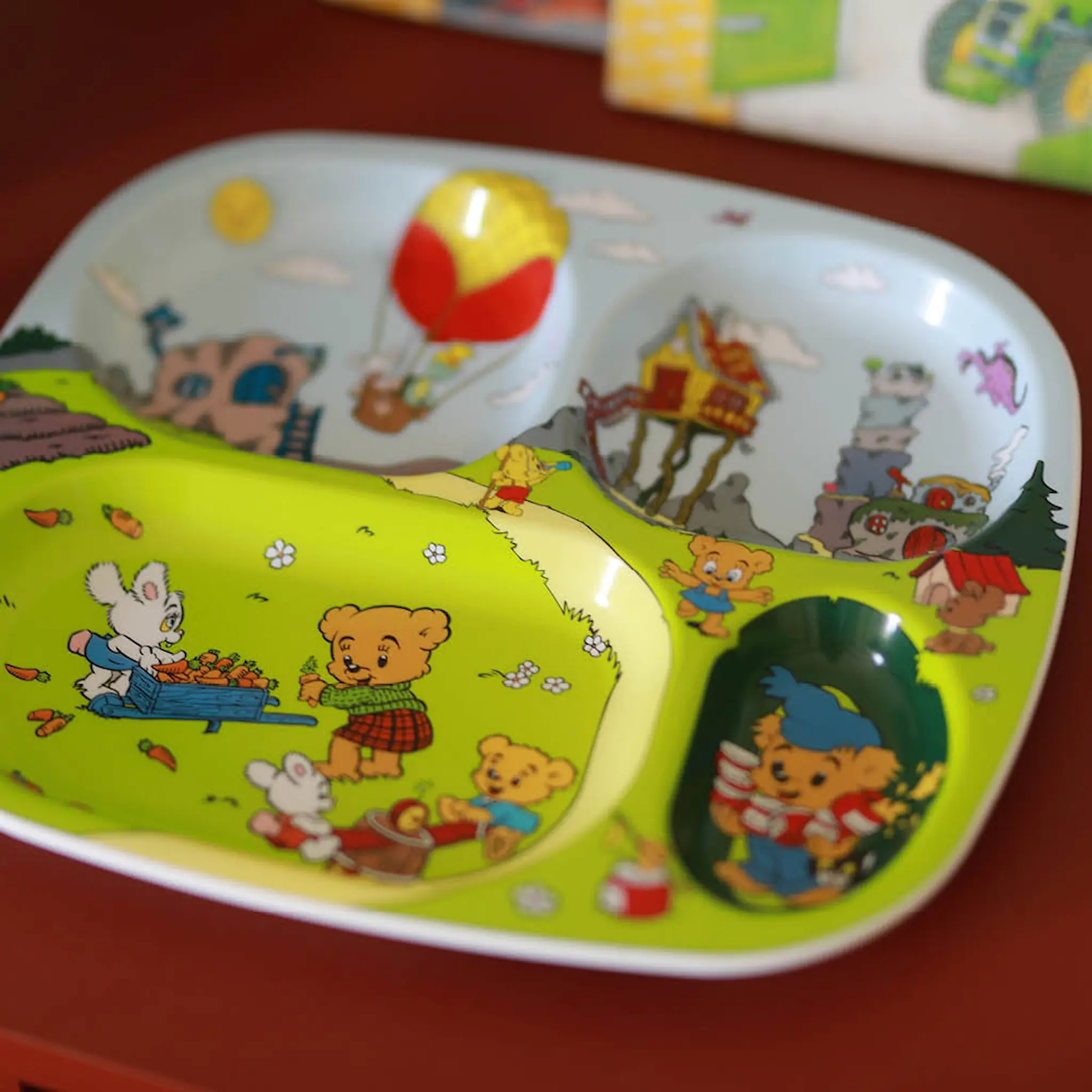 Rätt Start Bamse tallrik med 4 fack