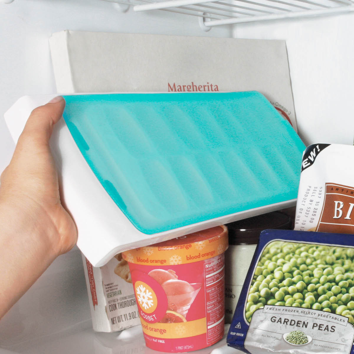 Oxo Istärningslåda Spillfri Vit