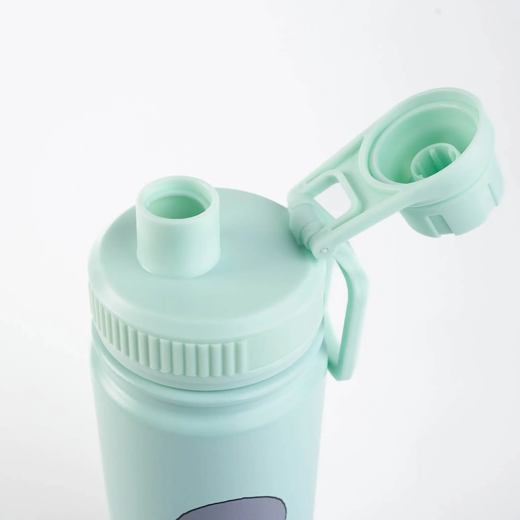 Nordicbuddies Mumin termosflaska 0,55 L Mumintrollet tränar ljusblå