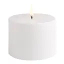 Outdoor LED-blockljus 10,1x7,8 cm vit