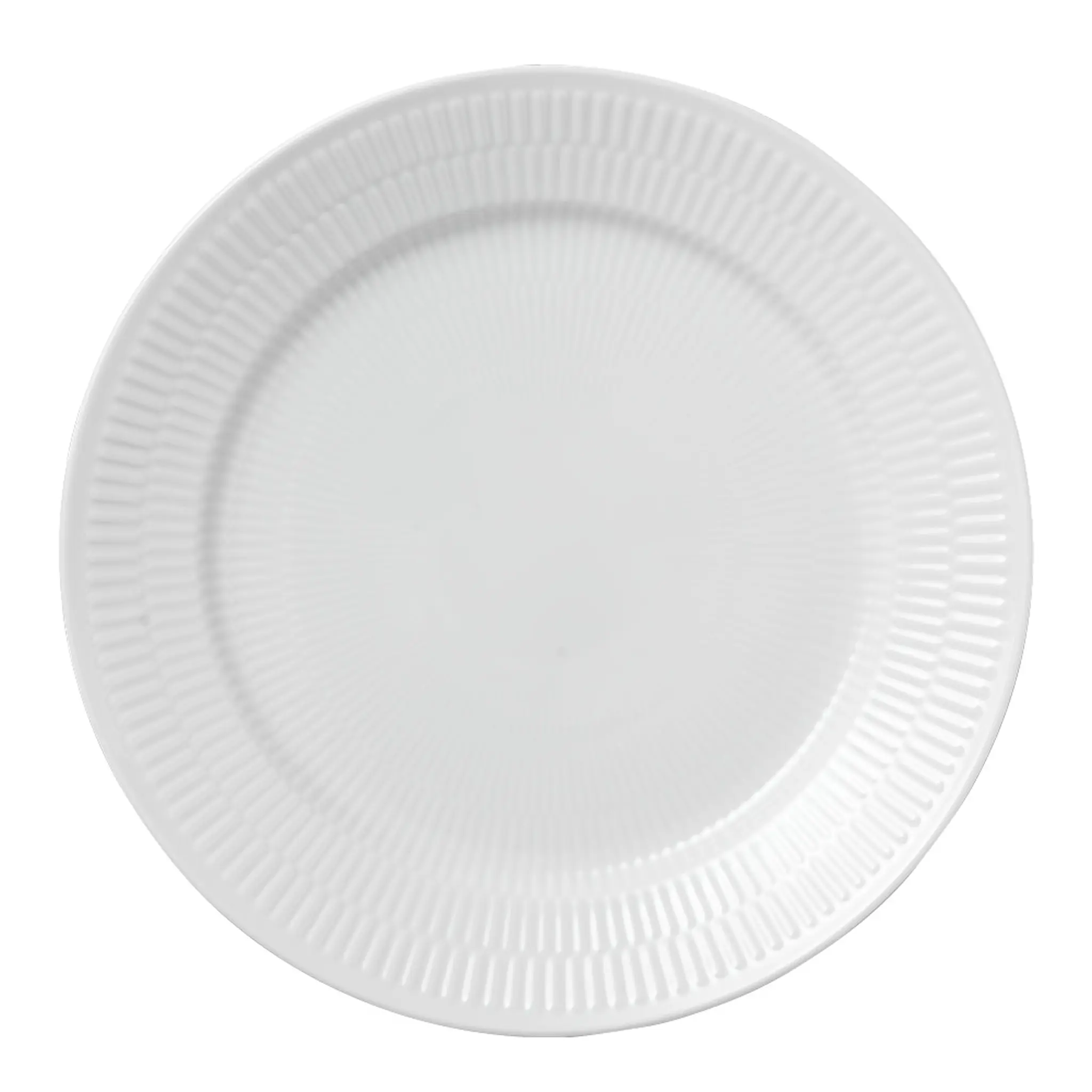 Royal Copenhagen White Fluted tallerken dyp 25 cm