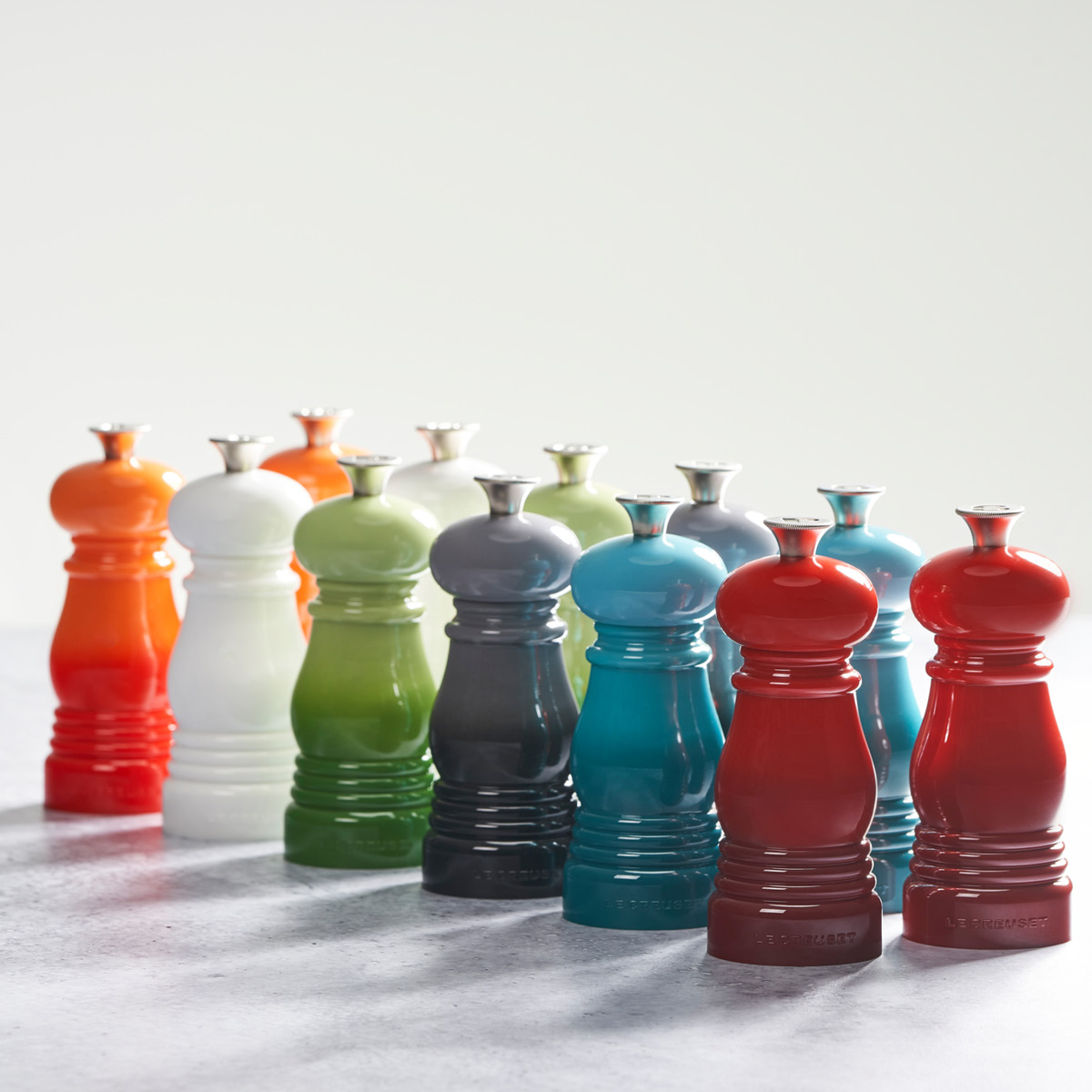 Le Creuset Salt- och pepparkvarnset 12 cm Flint