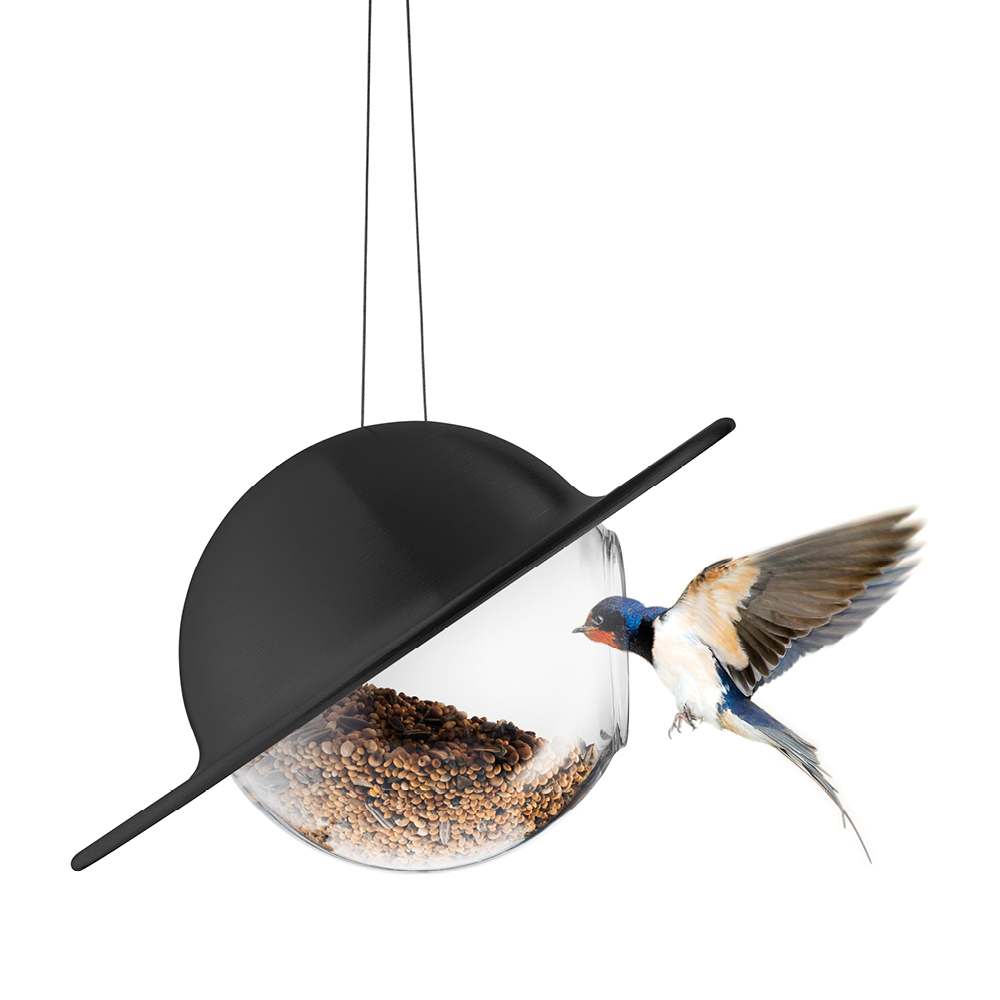 Eva Solo Saturn Linnunsyötin 15x24 cm Black