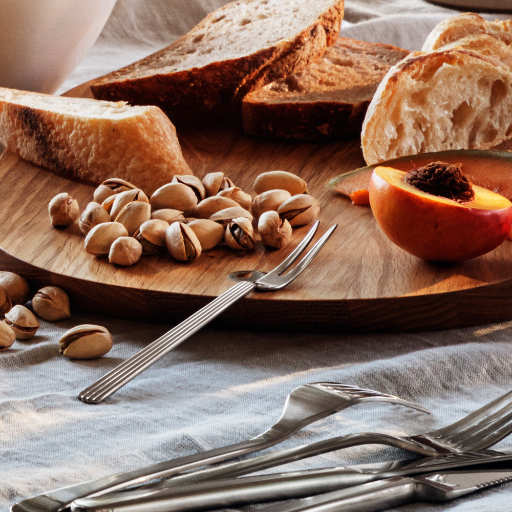 Georg Jensen Bernadotte gaffel til kaldskåret rustfritt stål