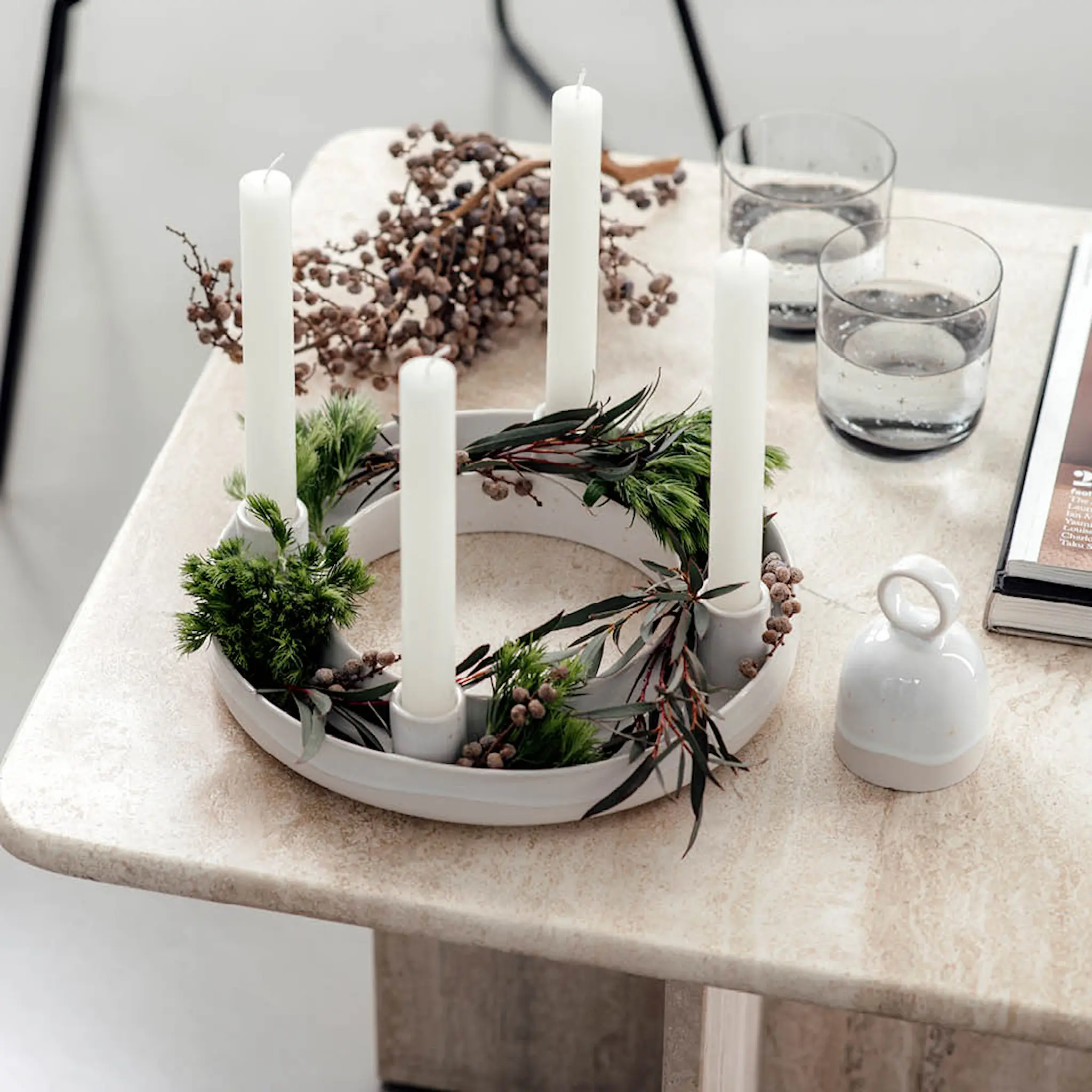 Villeroy & Boch Winter Glow adventsljusstake 26x5,5 cm