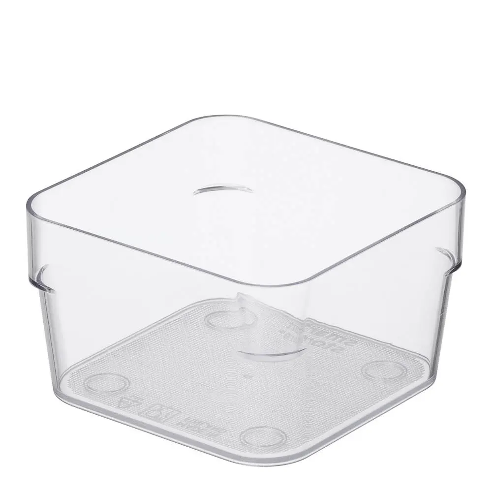 Compact järjestelijä kirkas 10x10 cm musta