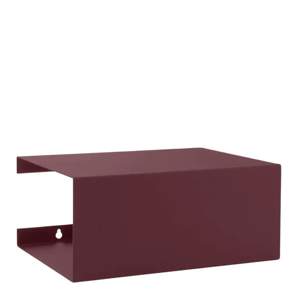 BoxShelf Hylly 35x25x15 cm Maroon Red