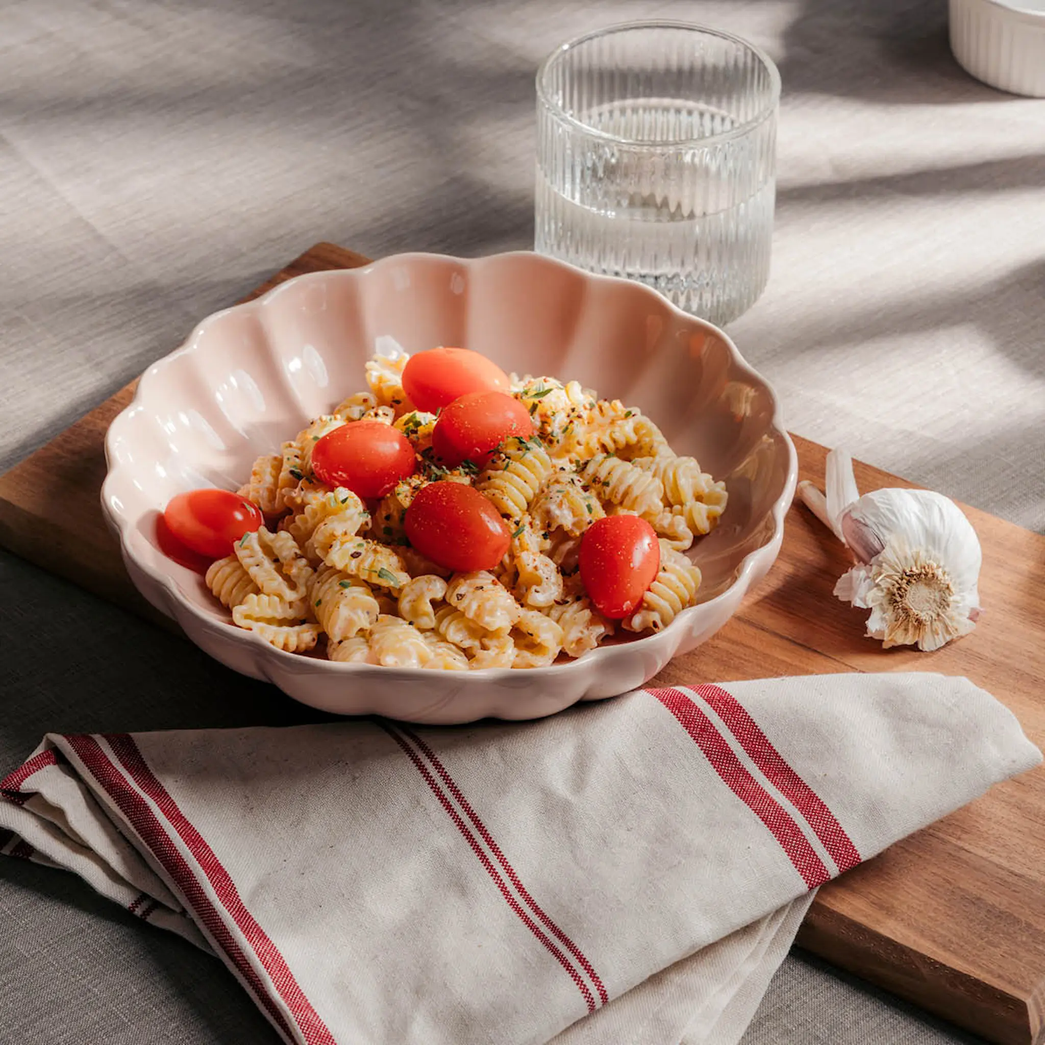 Stiernholm Lotus pastatallrik 21,5 cm dammrosa