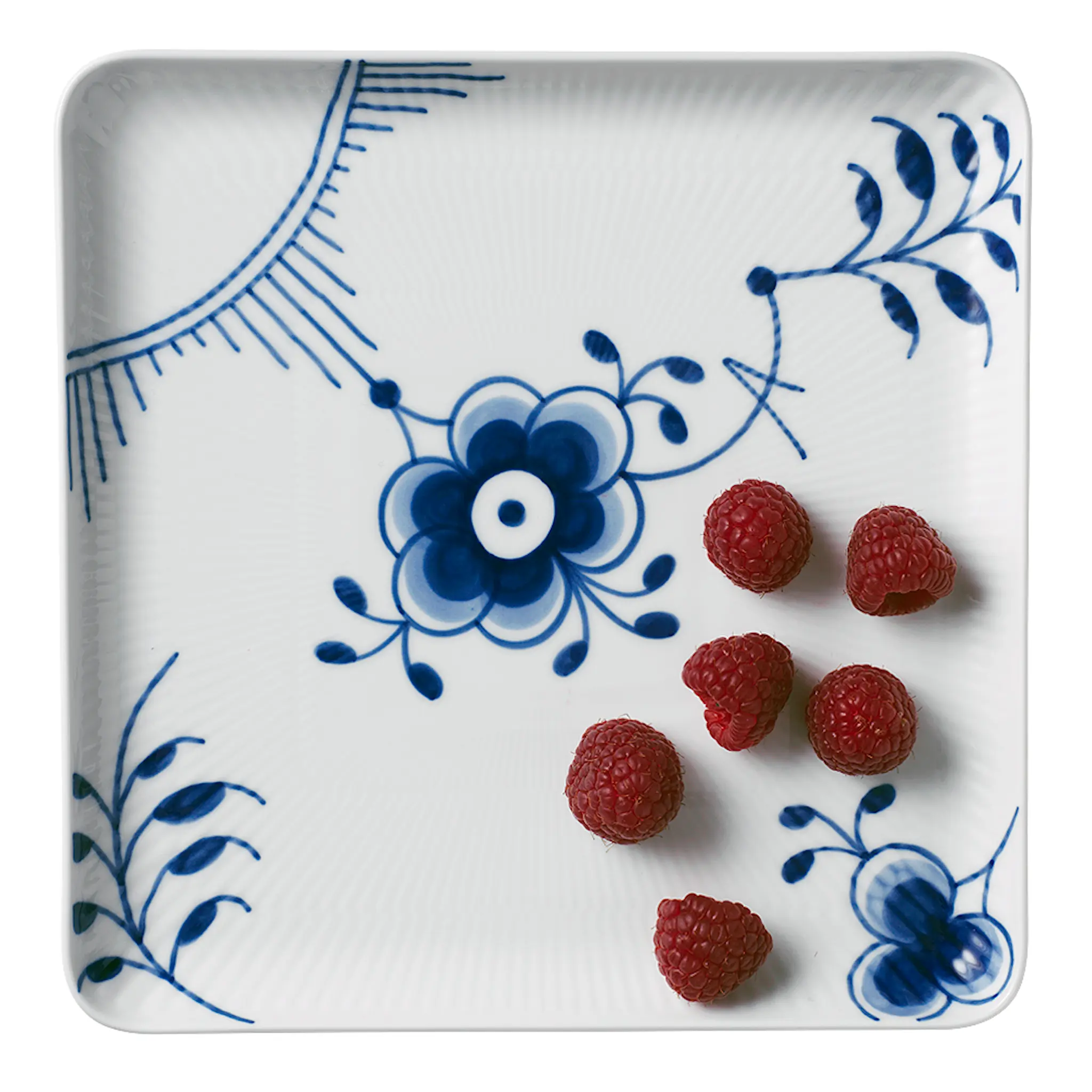 Royal Copenhagen Blue Fluted Mega Lautanen 20x20 cm