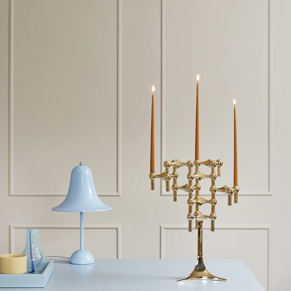 Stoff Nagel Stoff Nagel Kynttilänjalka 23x17 cm Messinki