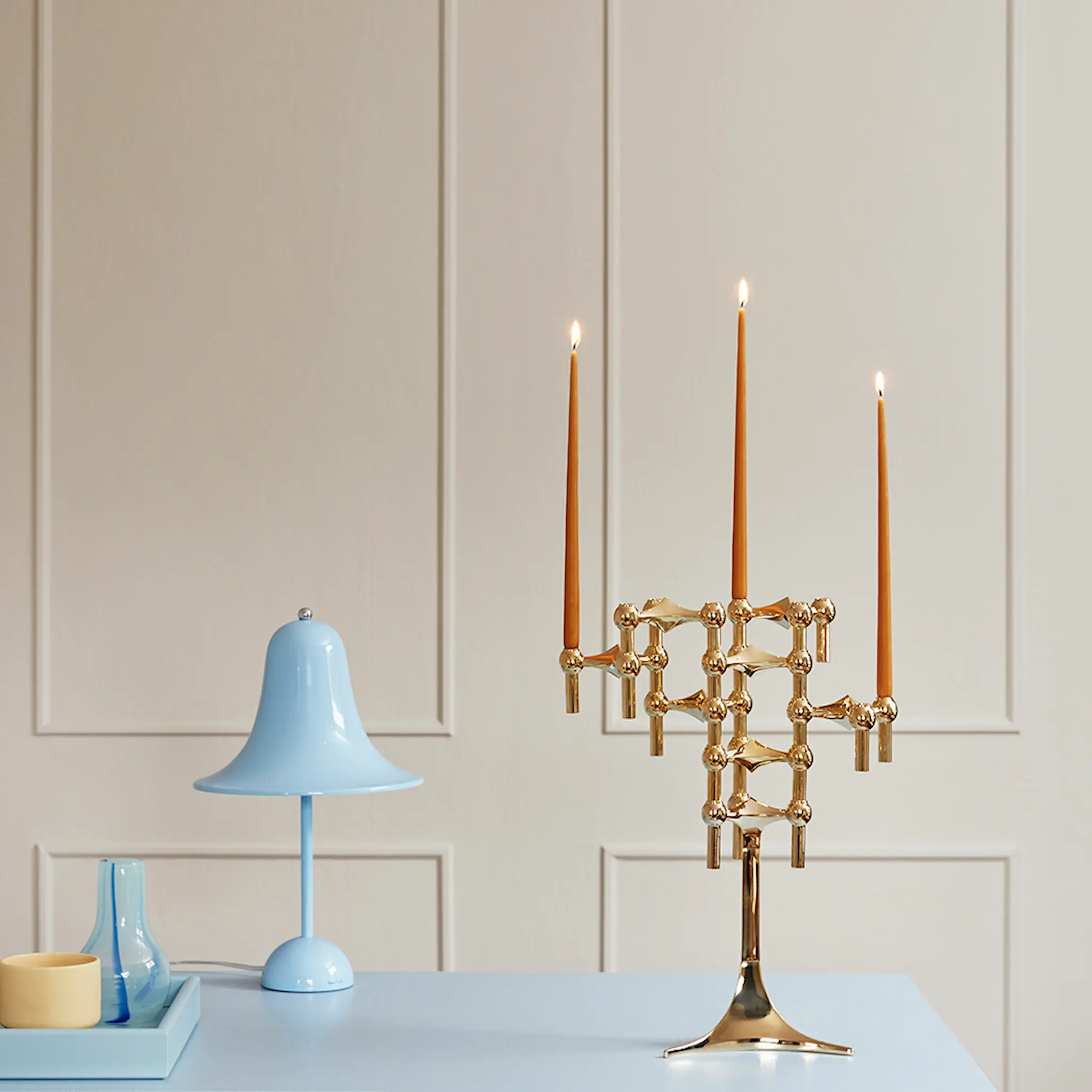 Stoff Nagel Fot 23x17 cm messing