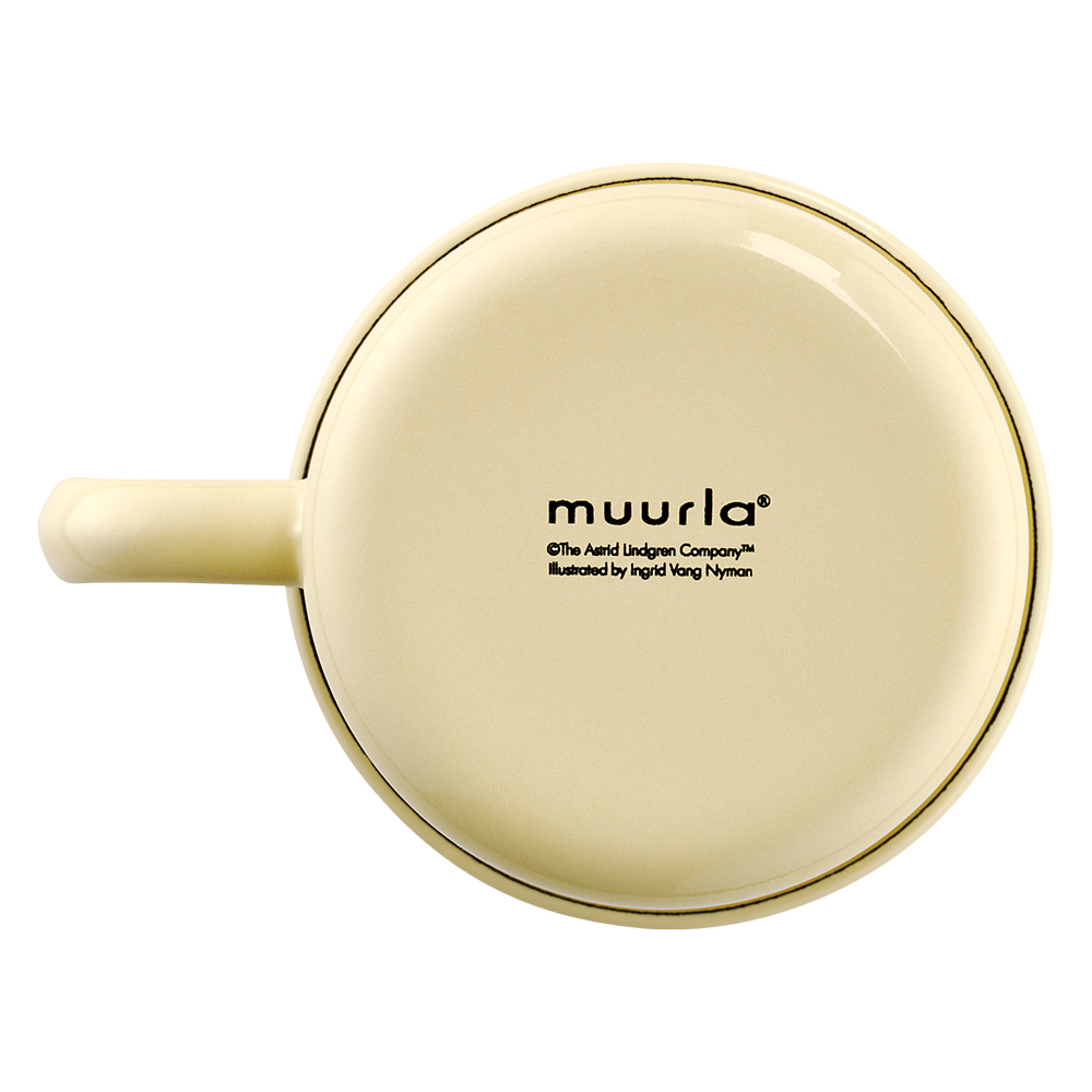 Muurla Peppi Pitkätossu Emalimuki hedelmät 37 cl Keltainen