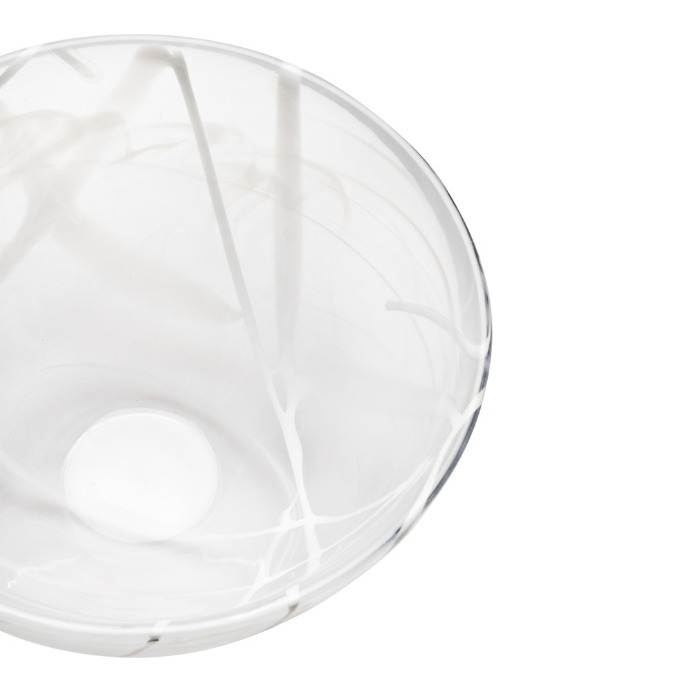 Kosta Boda Contrast Skål 23 cm Vit