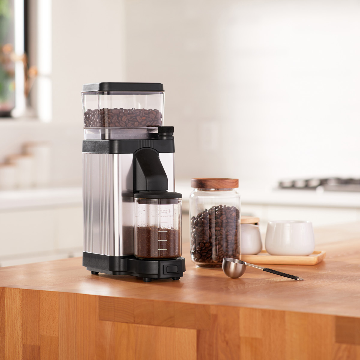 Moccamaster Burr kaffekvern KM5 polished silver