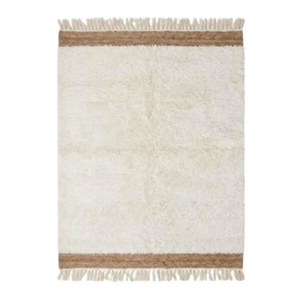 Bucky ullteppe 170x240 cm Ivory brown