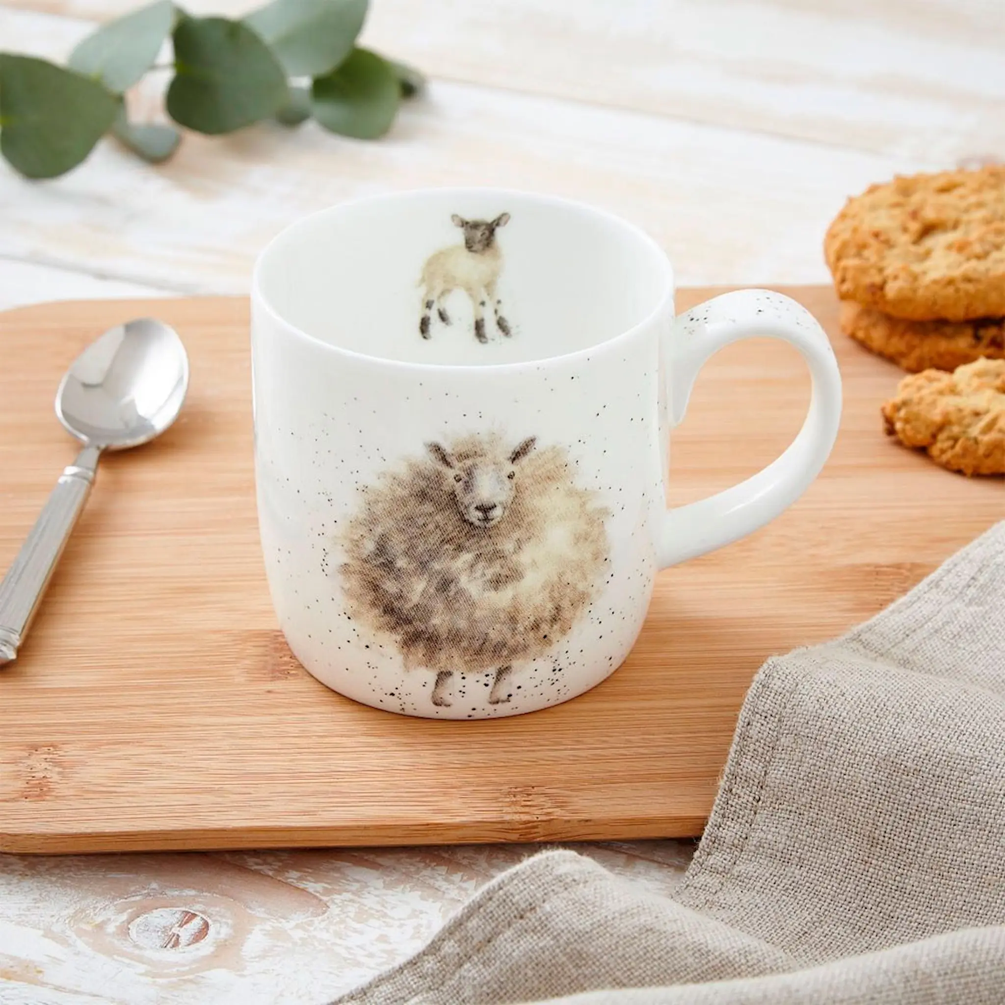 Wrendale Design Mugg 31 cl The Woolly Jumper Får