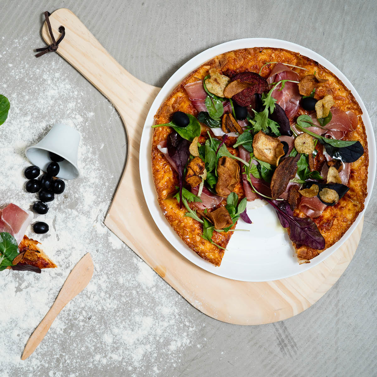 Modern House Pizza Angels pizzaspade 53 cm