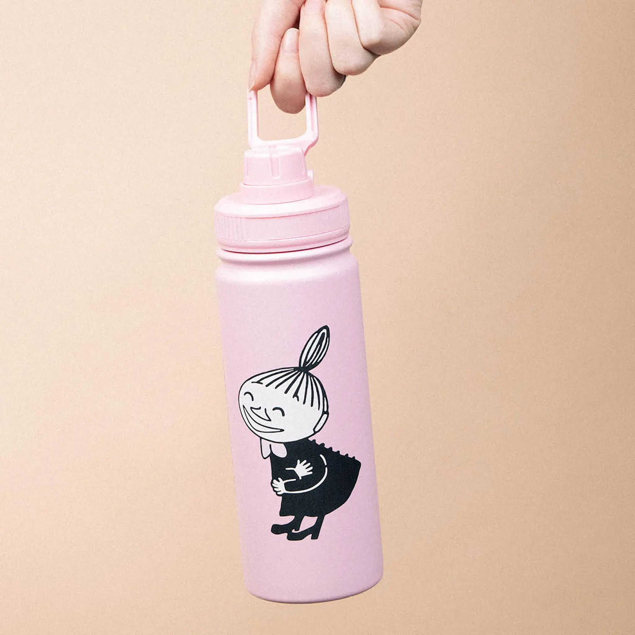 Nordicbuddies Mumin termoflaska 0,55 L Lilla My rosa