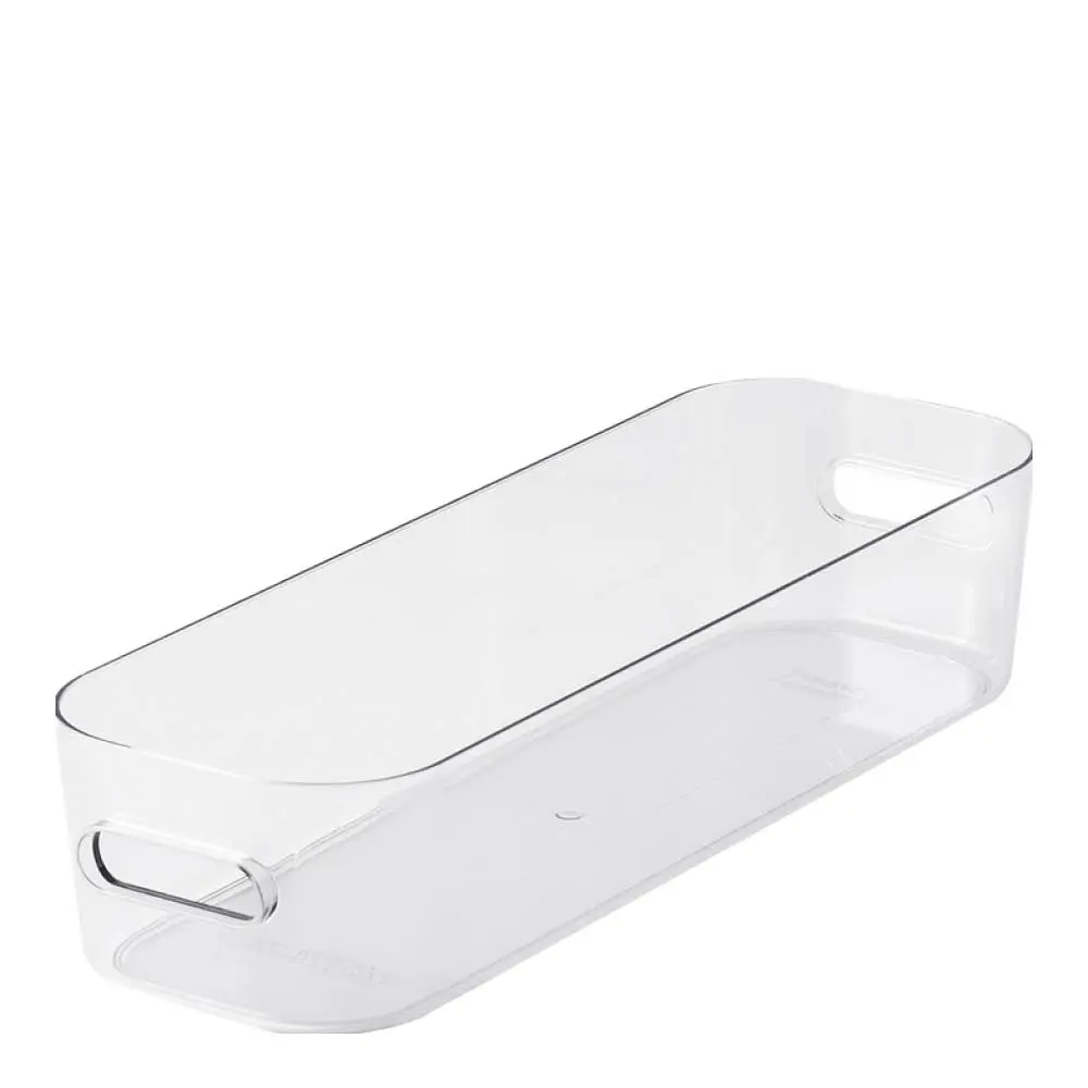 Compact säilytyslaatikko slim 1,3L kirkas