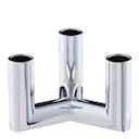 Matrix Ljusstake 3--armad 7,5 cm Silver