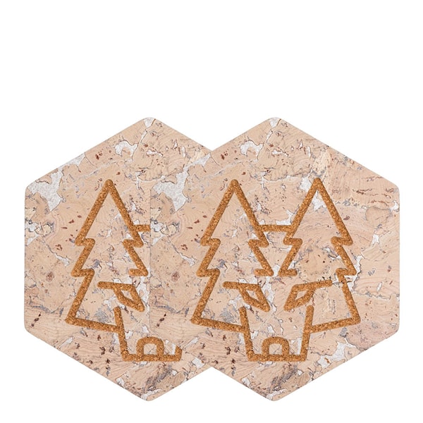 BAS grytunderlägg 20 cm 2-pack kork