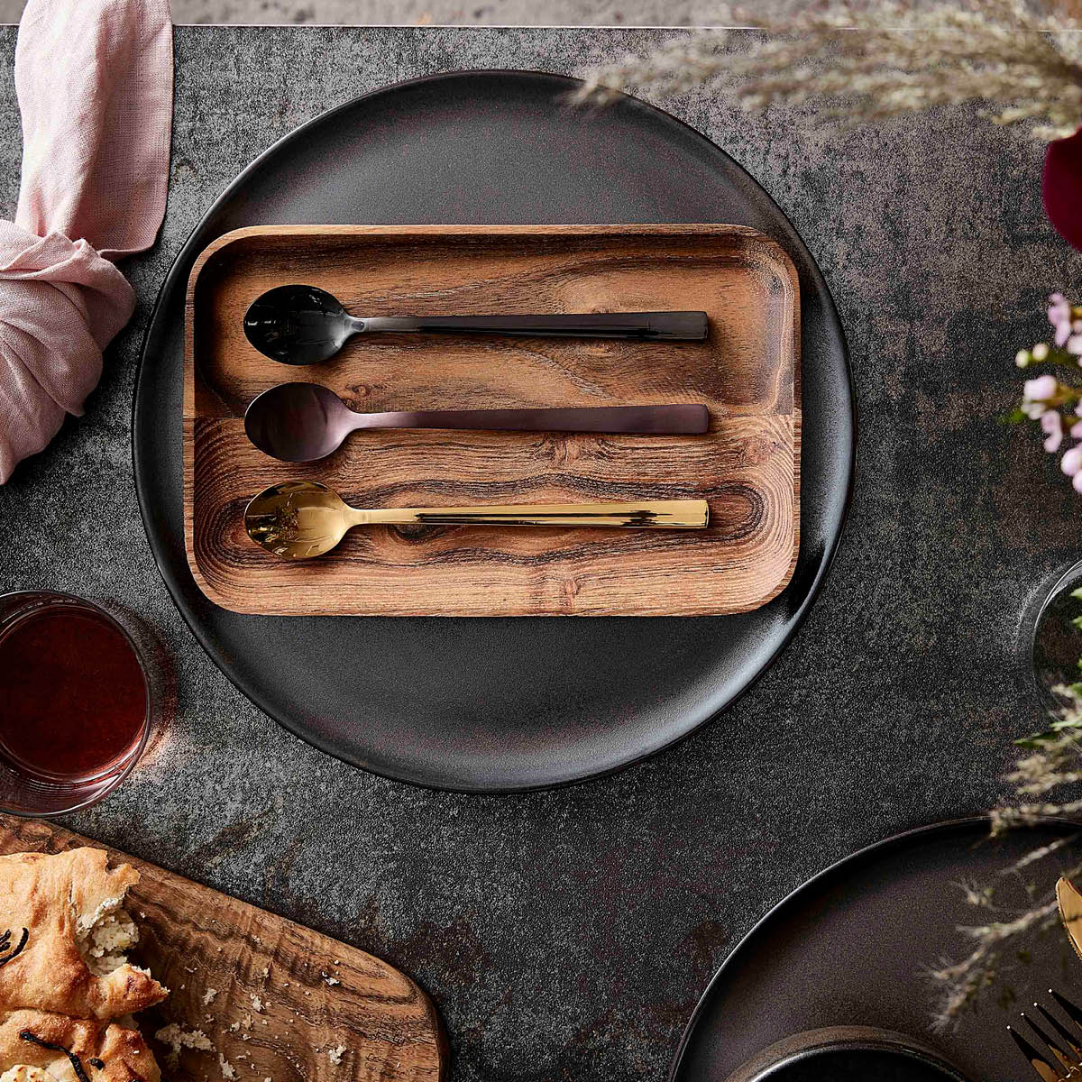 Aida RAW Metallic Brown tallerken 28 cm