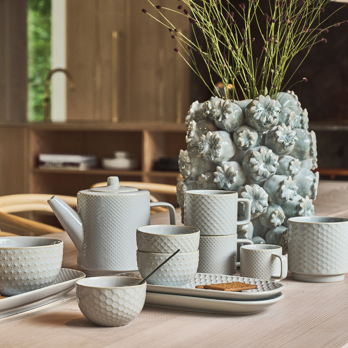 Villa Collection Elha Vas 32 cm Ballad Blue