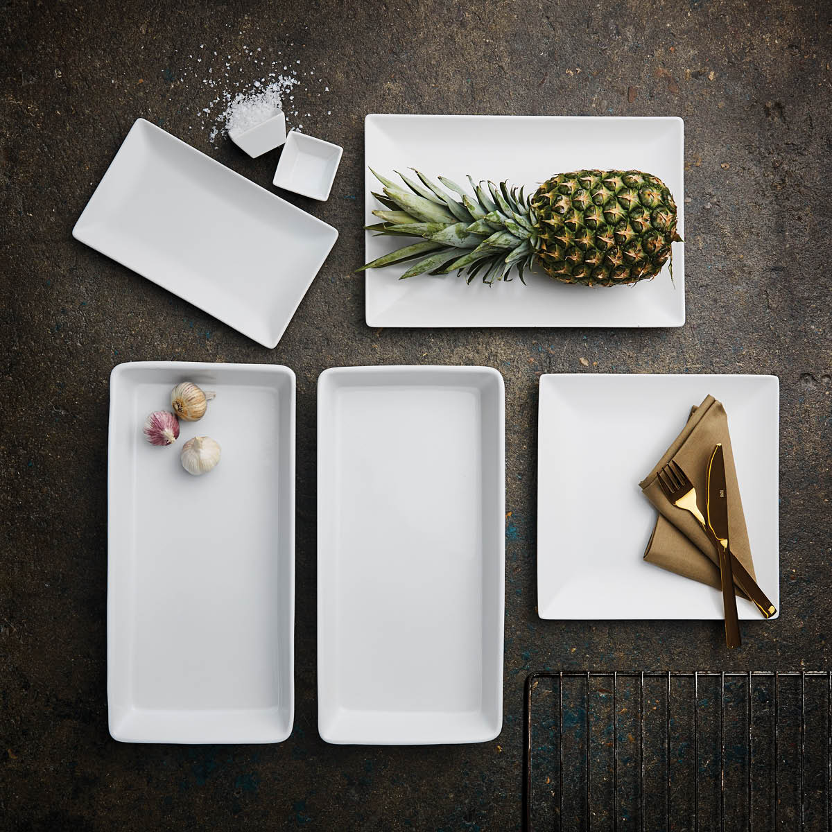 Aida Quadro Lautanen 30x20 cm Valkoinen