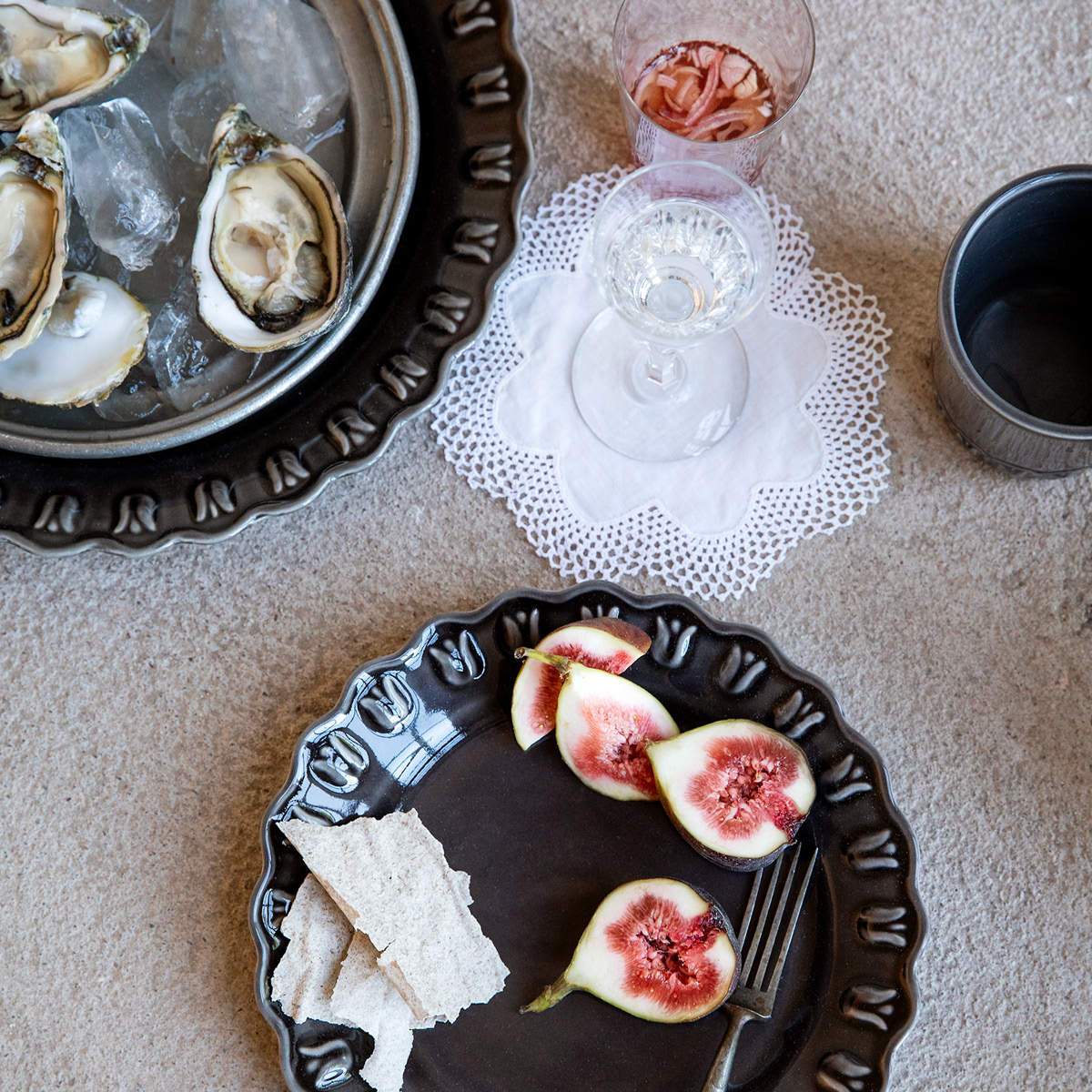 PotteryJo Tulipa Kuppi 20 cl Almost black