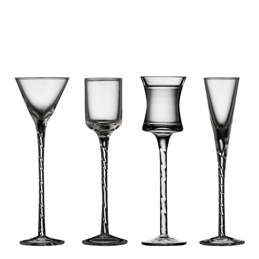 Lyngby Glas Nora snapseglass 5 cl 4 stk klar