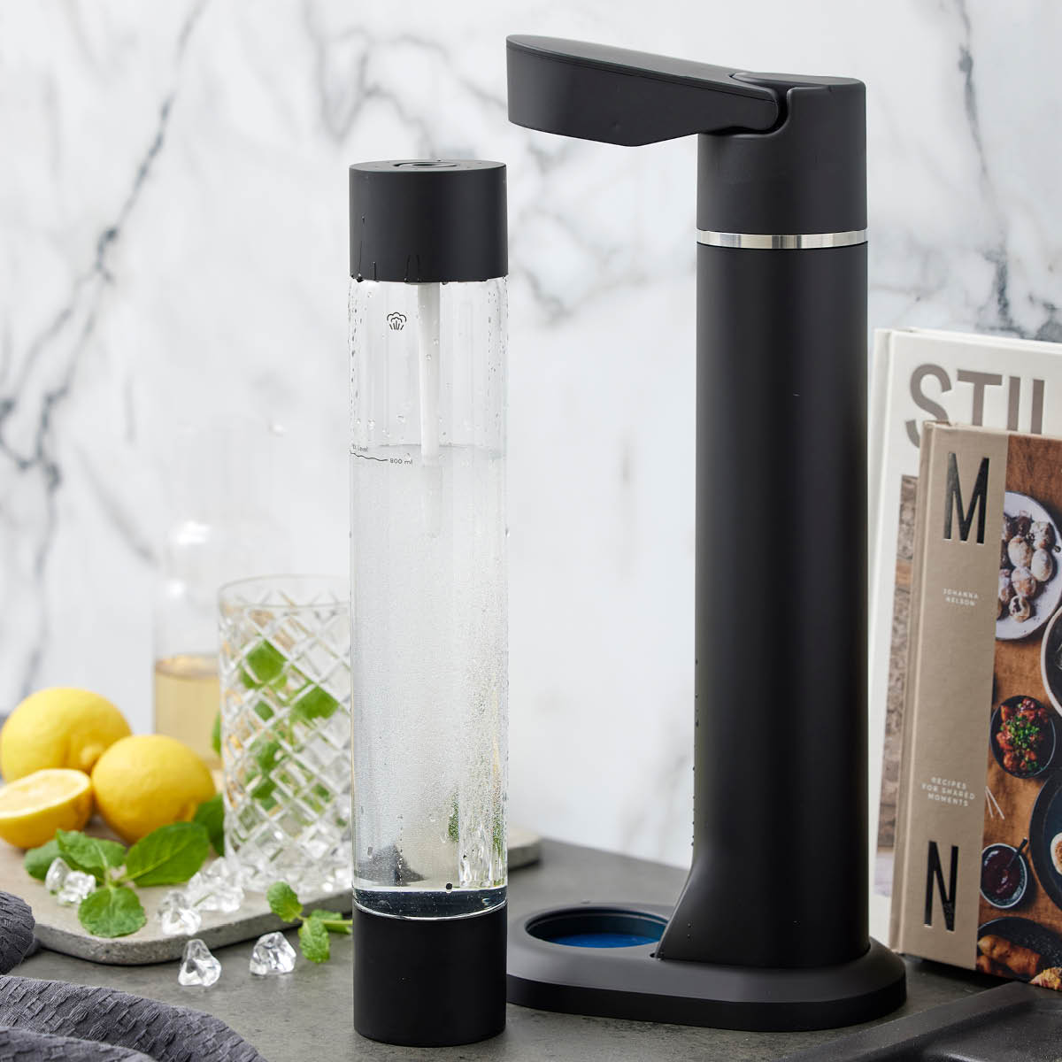 Nordic Sense Flaska till kolsyremaskin 0,8 L svart