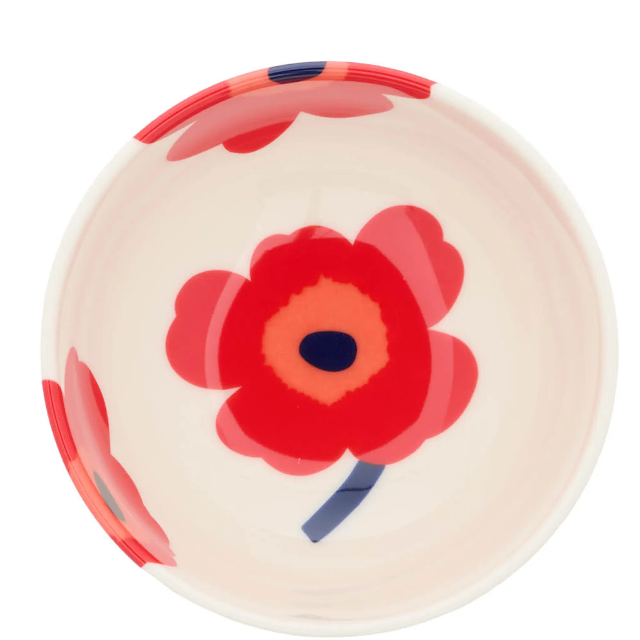 Marimekko Oiva Unikko skål 30 cl vit