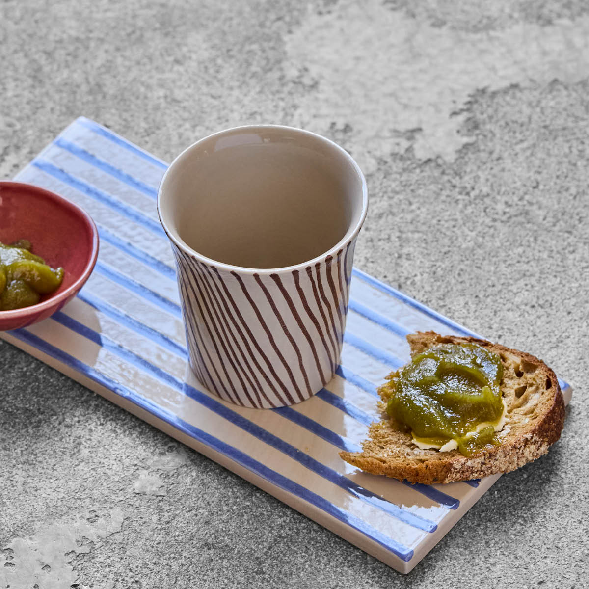 House Doctor Diva mugg 25 cl 2-pack brun/offwhite