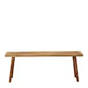 Nadi bänk 120x38x43 cm natur